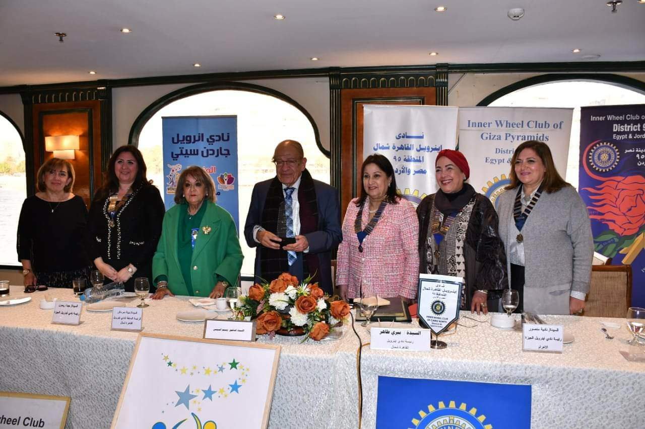 IWC of Cairo North Invited the writer and thinker Dr. Wasseem El Sissy. Jointly with IWC of Giza , IWC of Giza Pyramids ,IWC of Nasr City, IWC of Garden City and IWC of El Nile