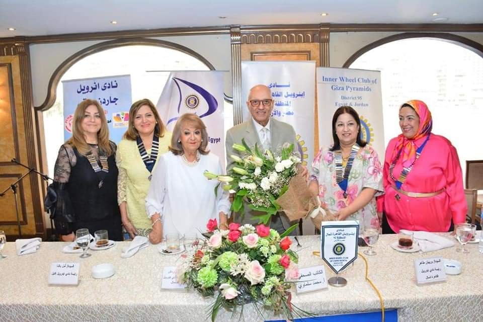 IWC of Nile Jointly with IWC’s  of Giza Pyramids, Garden City and Nile Hosted the Novelist and Journalist Mohamed Salmawy