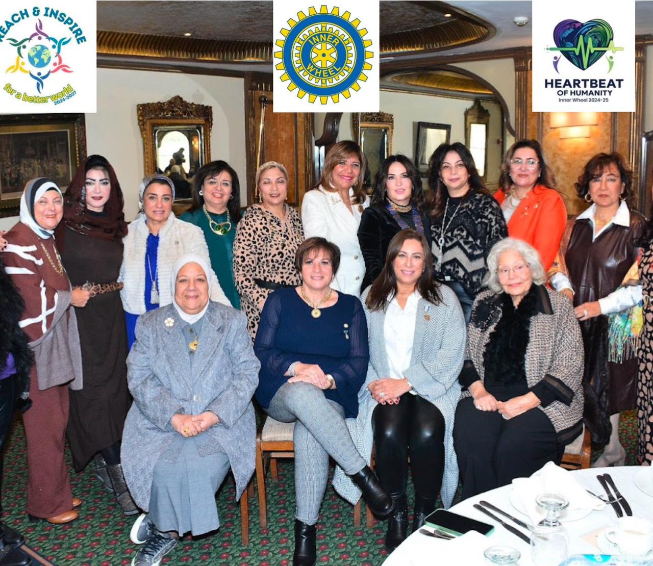 Inner Wheel Clubs Host District 95 Chairman Mrs. Abeer Dajani in a Collaborative Event