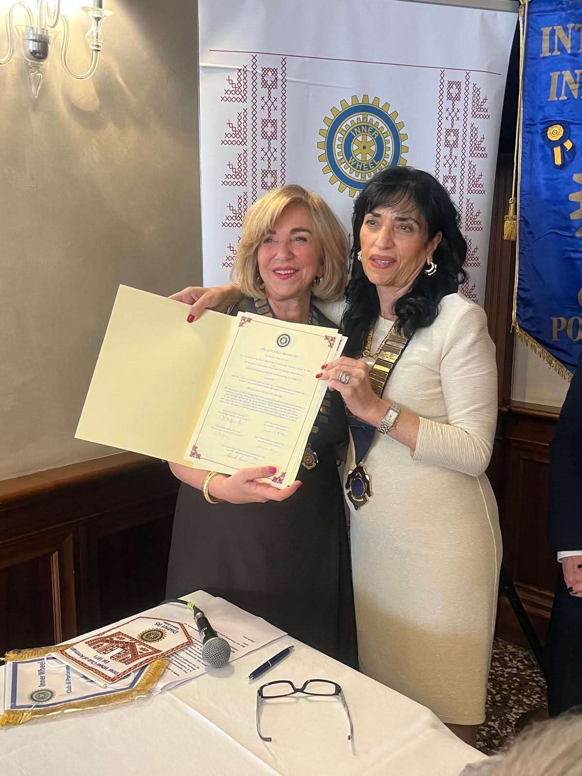 In a spirit of genuine friendship the Pordenone Club welcomed the members of the Amman Club