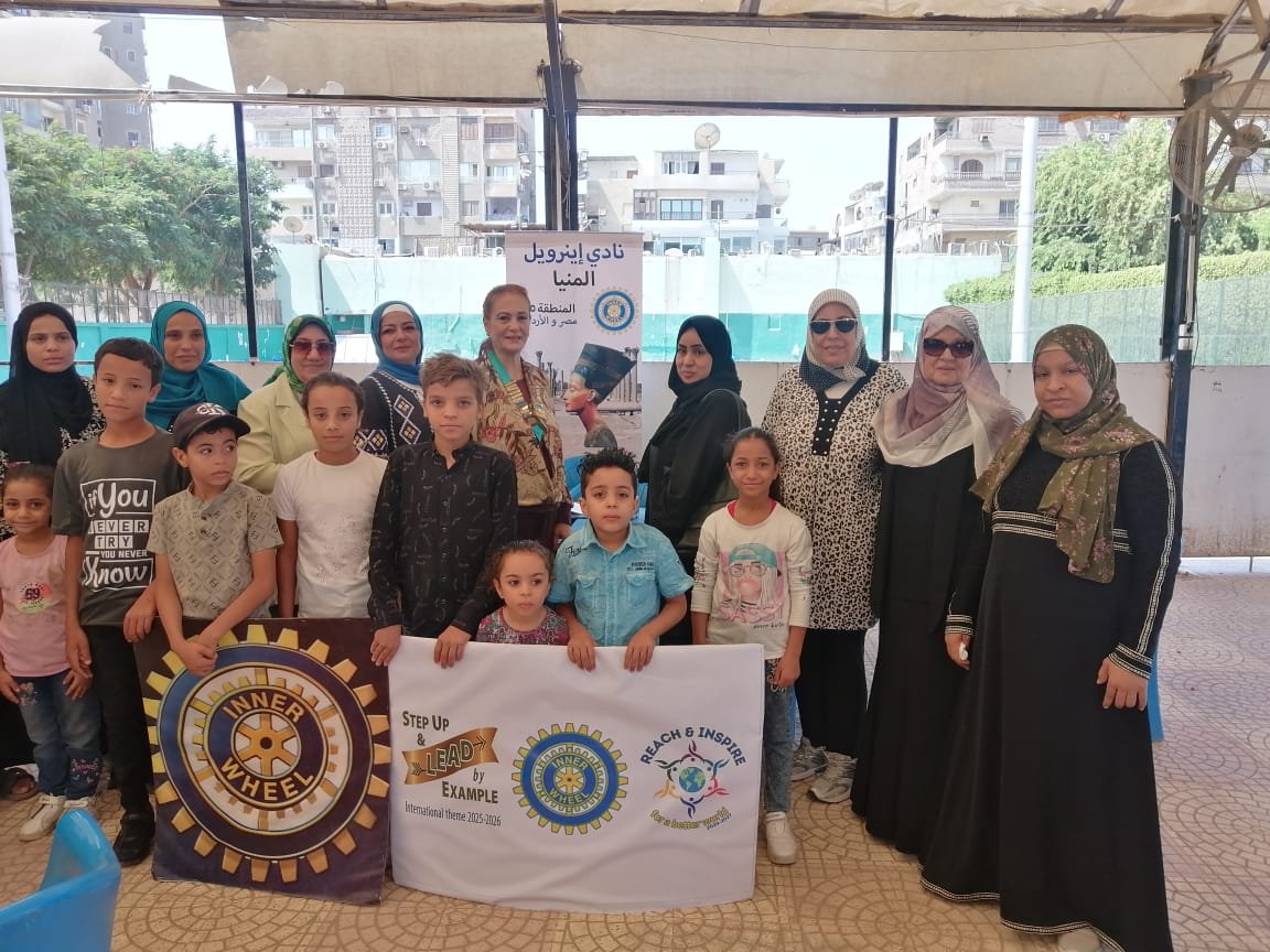 Inner Wheel Club of Minya Supports Students with Back-to-School Initiative